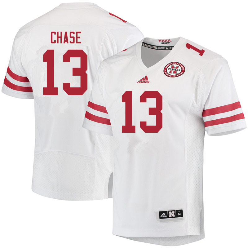 Women #13 Darien Chase Nebraska Cornhuskers College Football Jerseys Sale-White